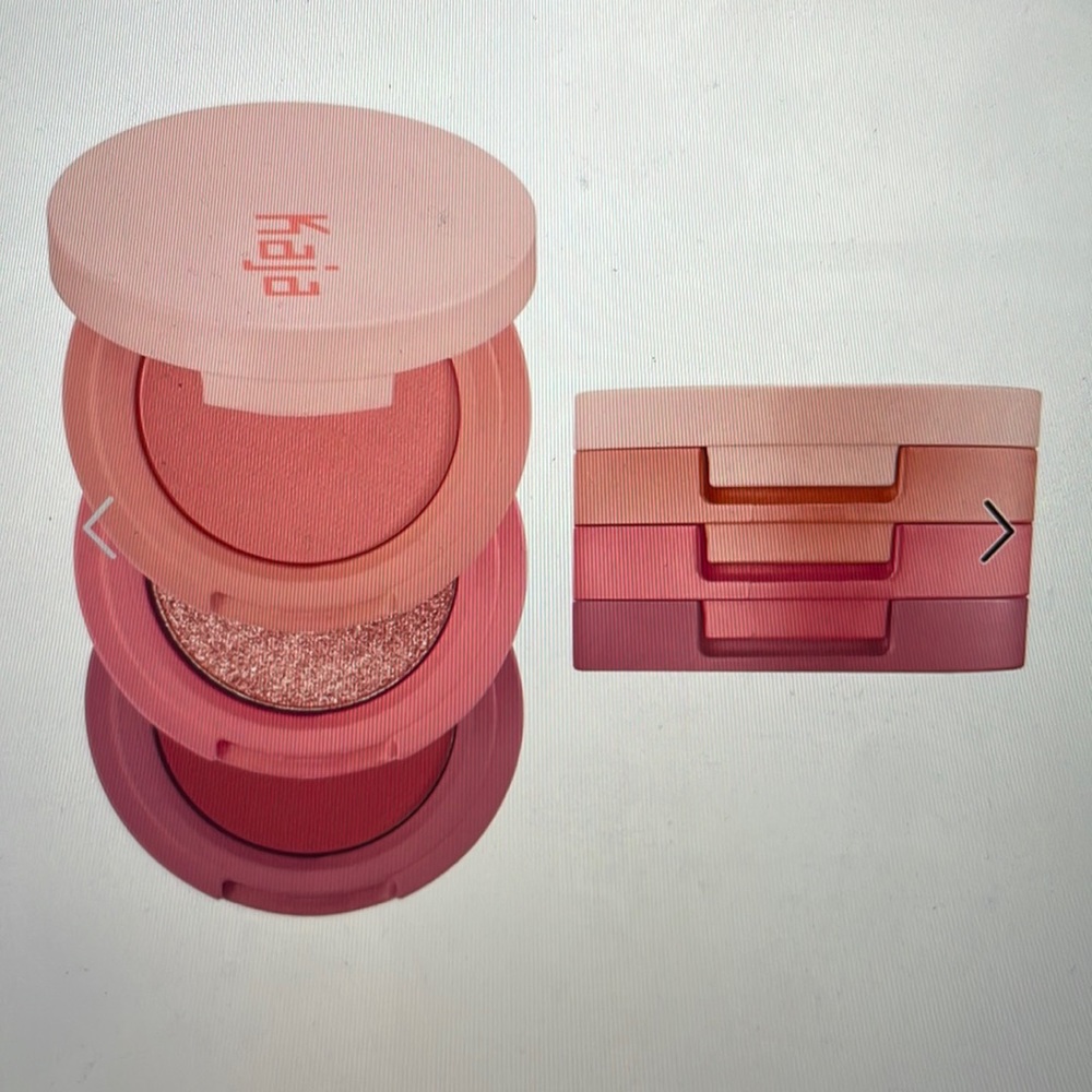 Kaja Beauty Bento Bounce Eyeshadow Trio - Glowing Guava (mauvy pink tones)